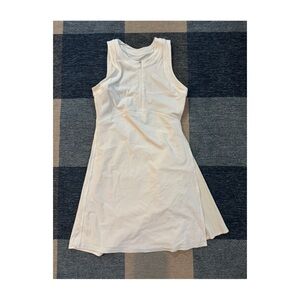Lululemon White Sleeveless Athletic Dress size 0 excellent condition